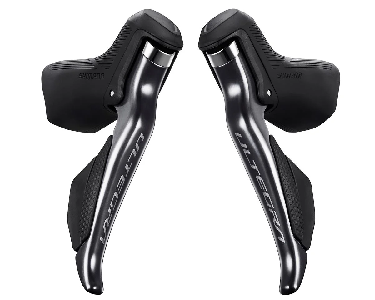 Shimano Ultegra Di2 ST-R8150 Shift/Brake Levers (Black) (Pair) (2 x 12 Speed) (Electronic/Wired) (For Mechanical/Rim ...